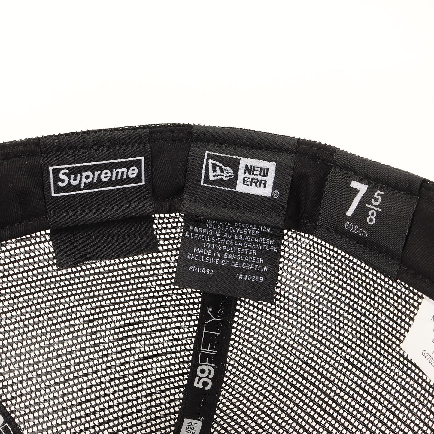 23SS ×NEW ERA BOXロゴ ベースボール メッシュキャップ(Box Logo Mesh Back New Era)