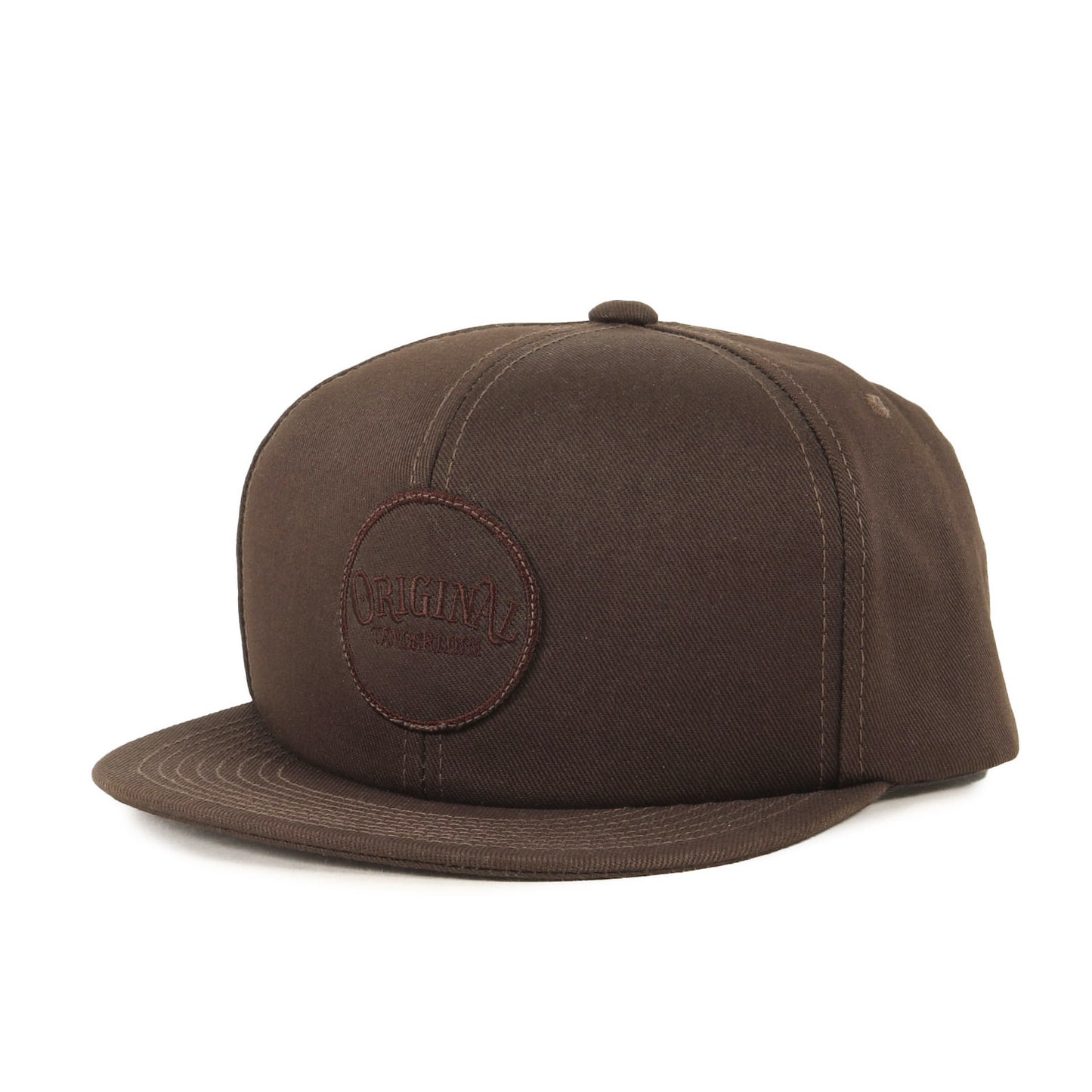 ワッペン付き 6パネル トラッカーキャップ(T-TRUCKER CAP T/C)