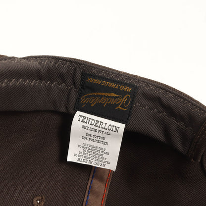 ワッペン付き 6パネル トラッカーキャップ(T-TRUCKER CAP T/C)