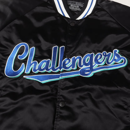 23SS ロゴワッペン ナイロンサテン バーシティジャケット / スタジャン(VARSITY JACKET)