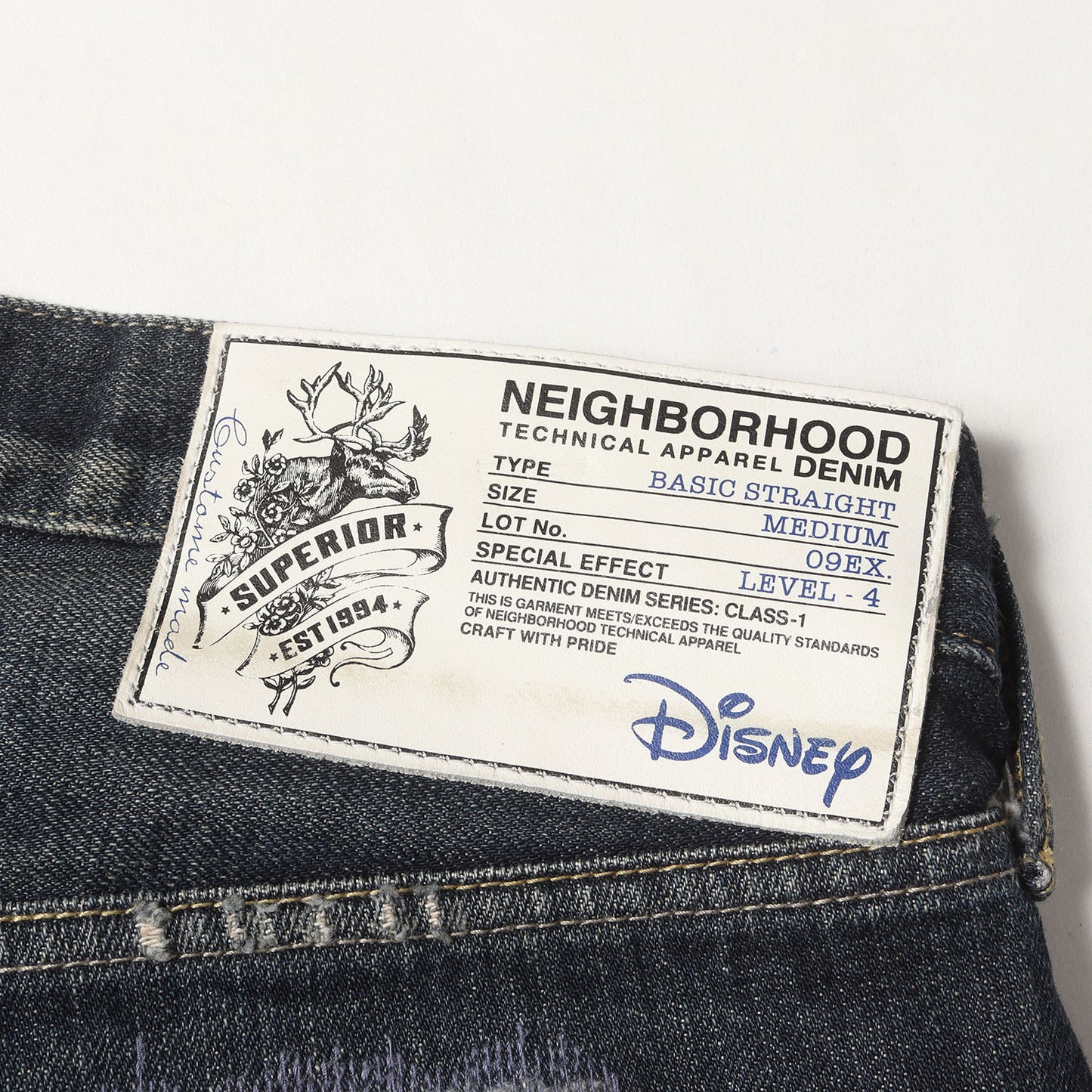 00s ×Disney ビッグバッドウルフ サベージ ベーシック デニムパンツ(BIG BAD SAVAGE BASIC / 14OZ-PT)