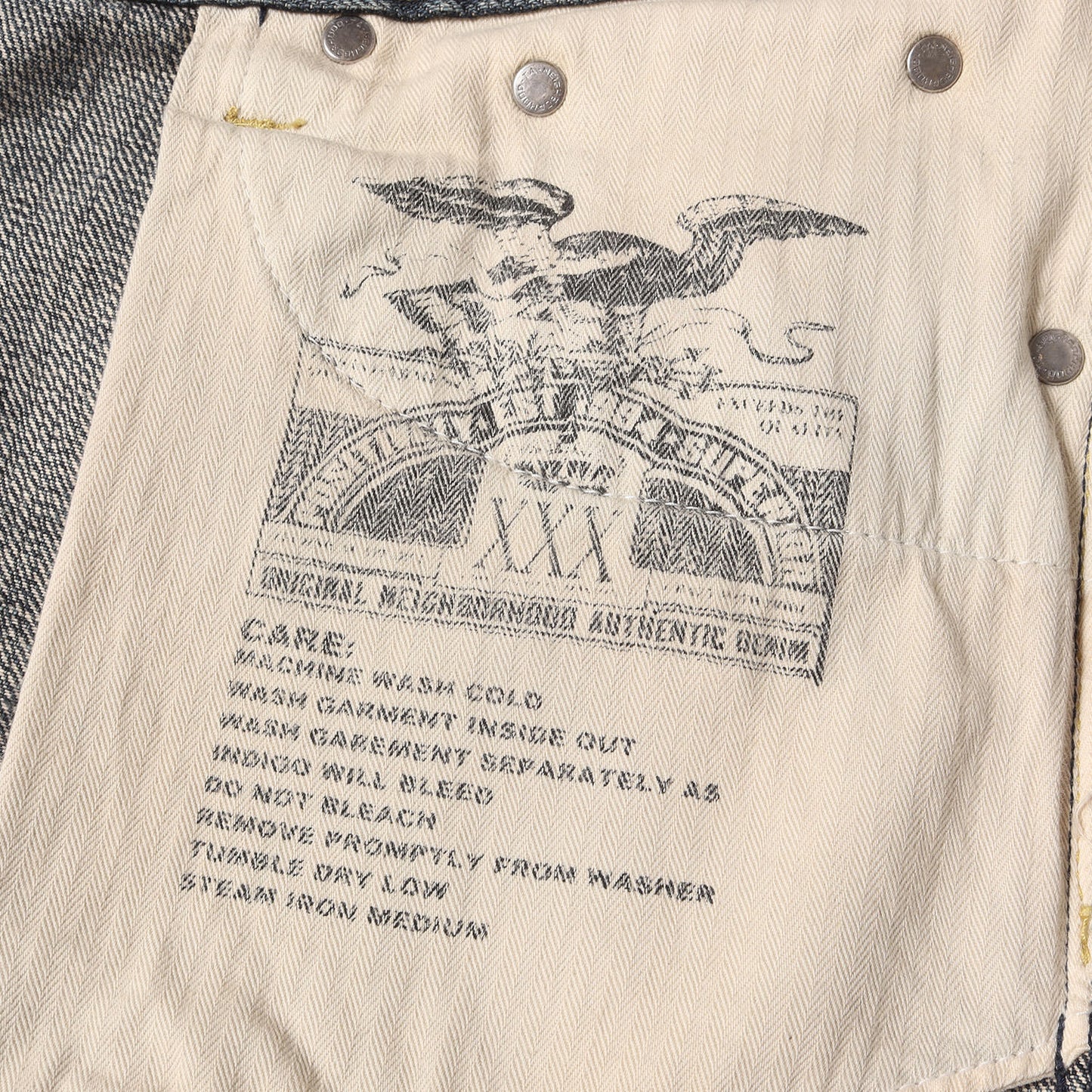 ビーズ サベージ ミディアム デニムパンツ(BEADED SAVAGE. MID / 14OZ-PT)