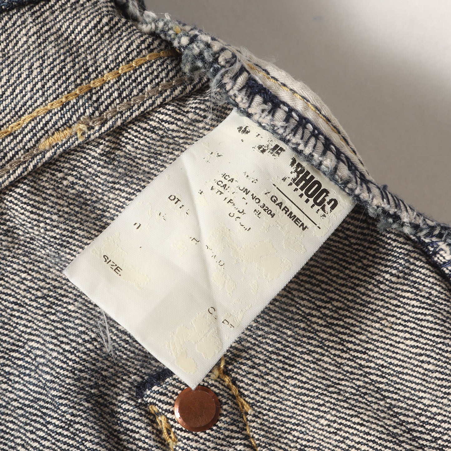 ウォッシュド ベーシック デニムパンツ(WASHED. BASIC / 14OZ-PT)