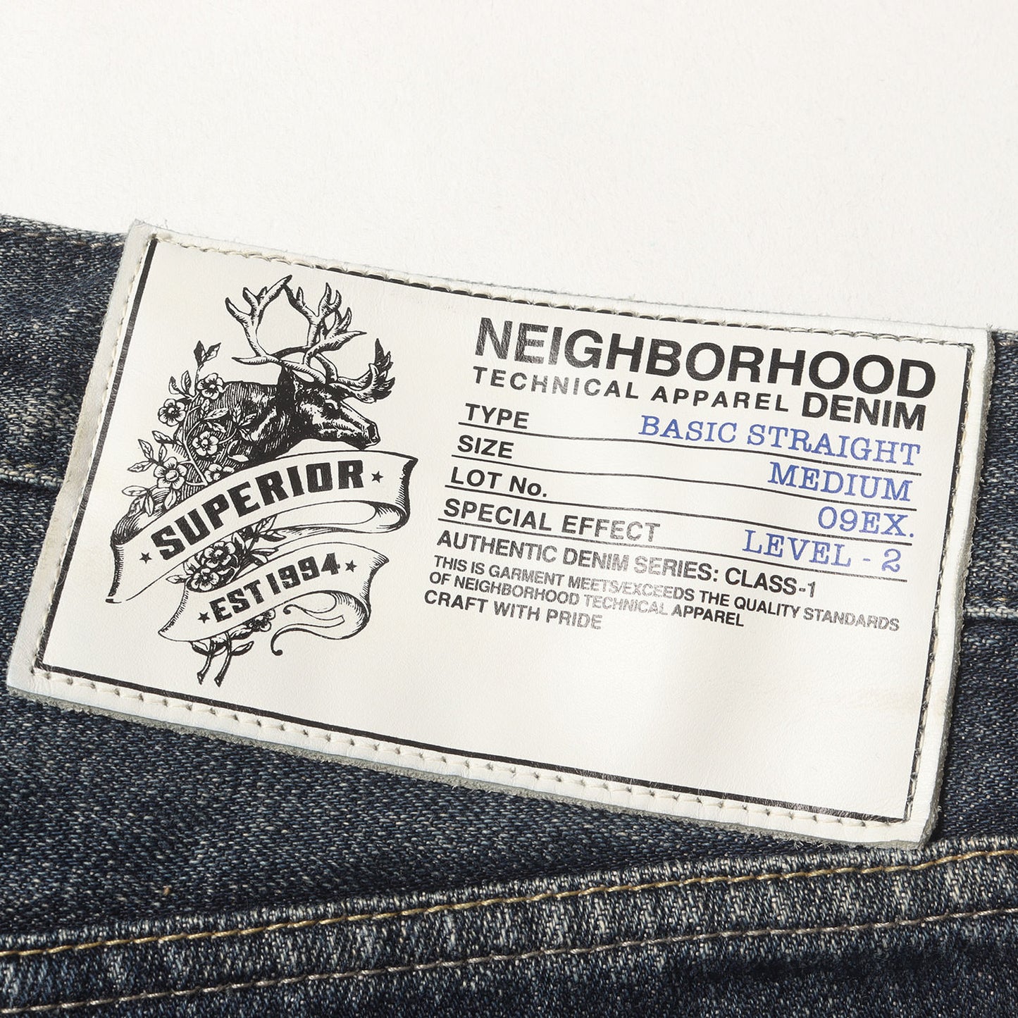 ウォッシュド ベーシック デニムパンツ(WASHED. BASIC / 14OZ-PT)
