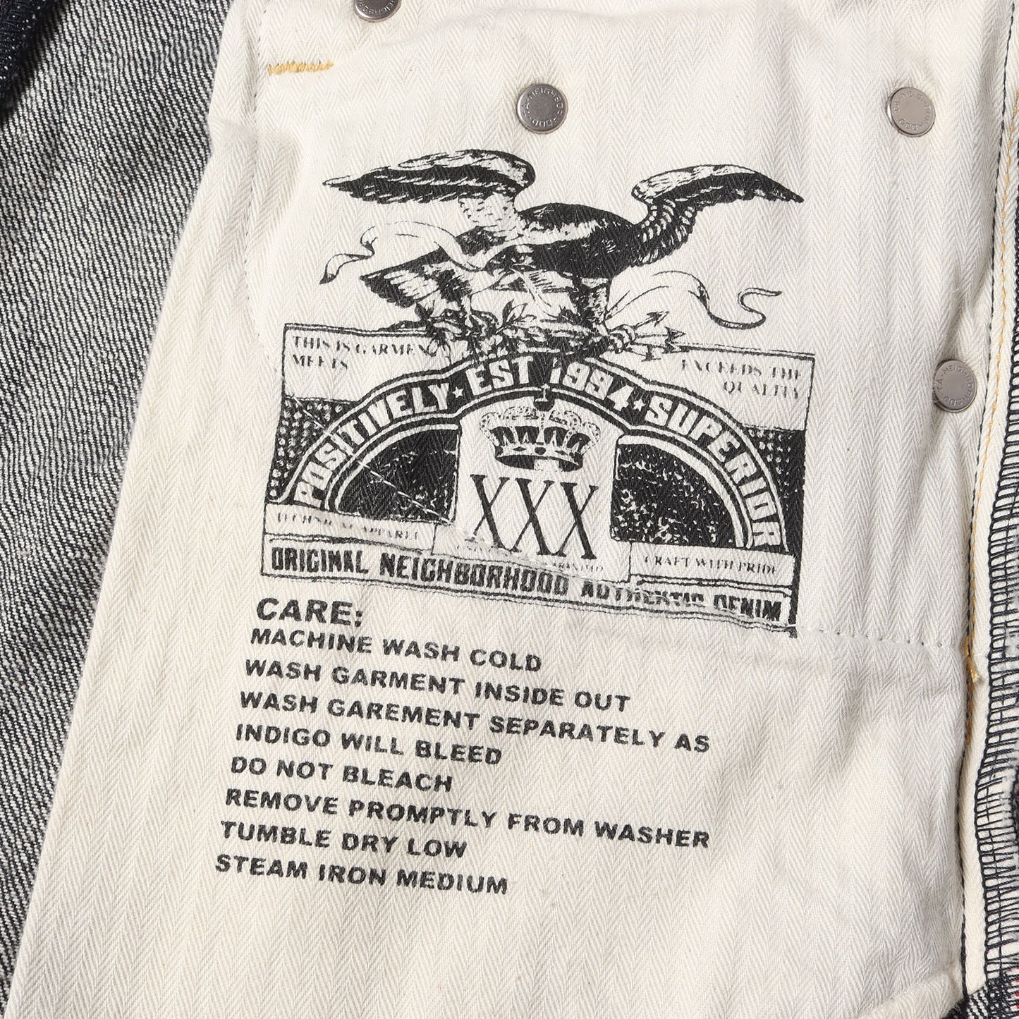 ディープ ベーシック リジッド デニムパンツ(RIGID DP BASIC / 14OZ-PT)