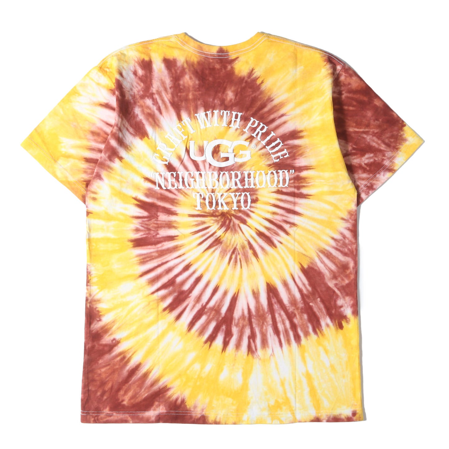 ×UGG 発泡プリント タイダイ染め Tシャツ(NHUG . DYE / C-CREW . SS)