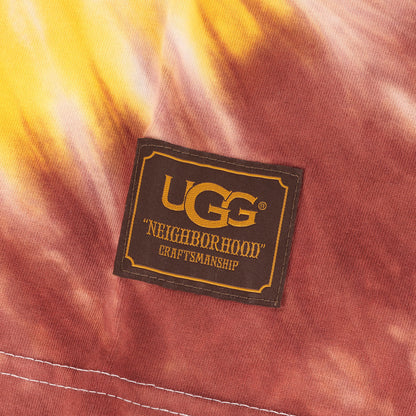×UGG 発泡プリント タイダイ染め Tシャツ(NHUG . DYE / C-CREW . SS)