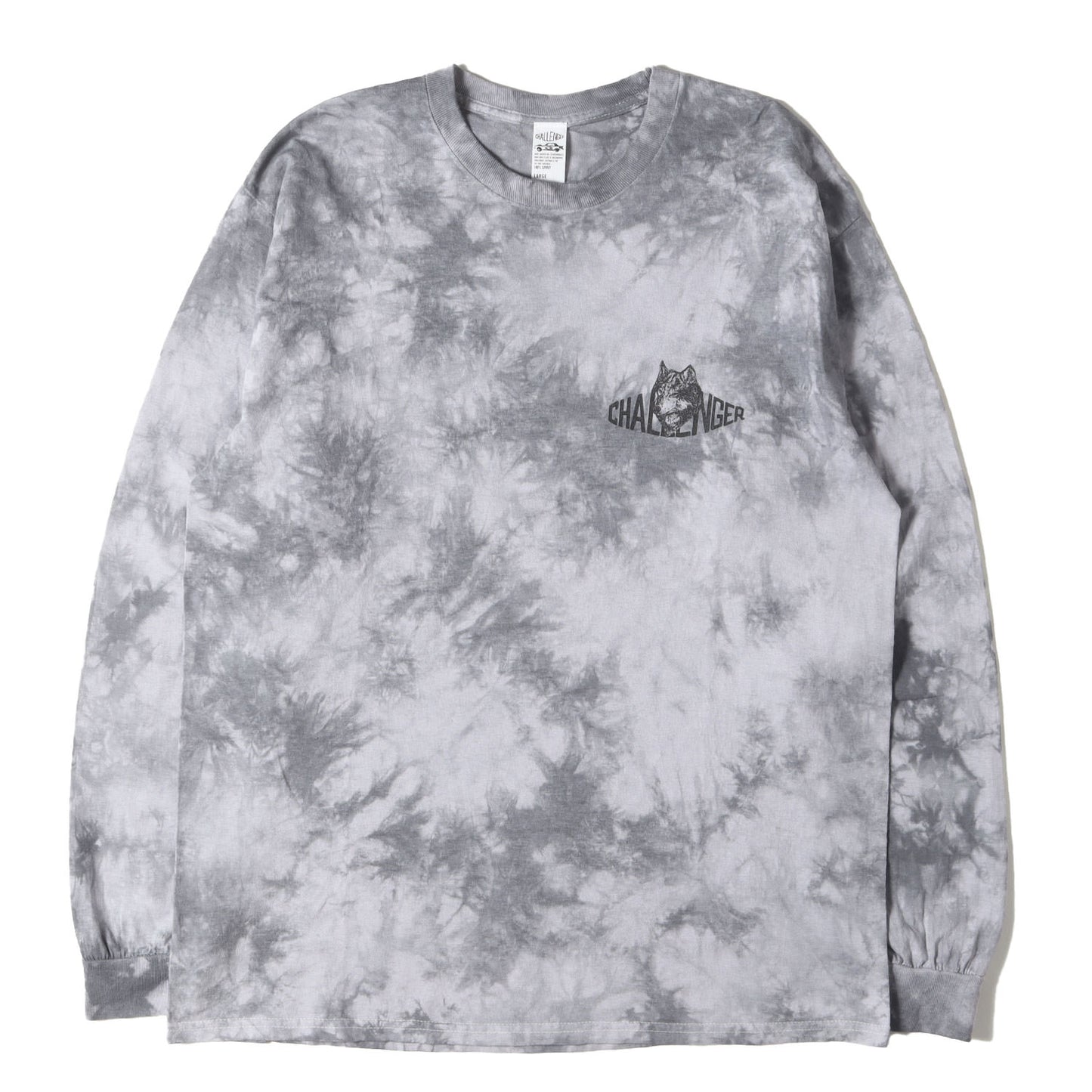 22AW ウルフ タイダイ染め ロングスリーブTシャツ(TIE DYE WOLF LOGO L/S TEE)