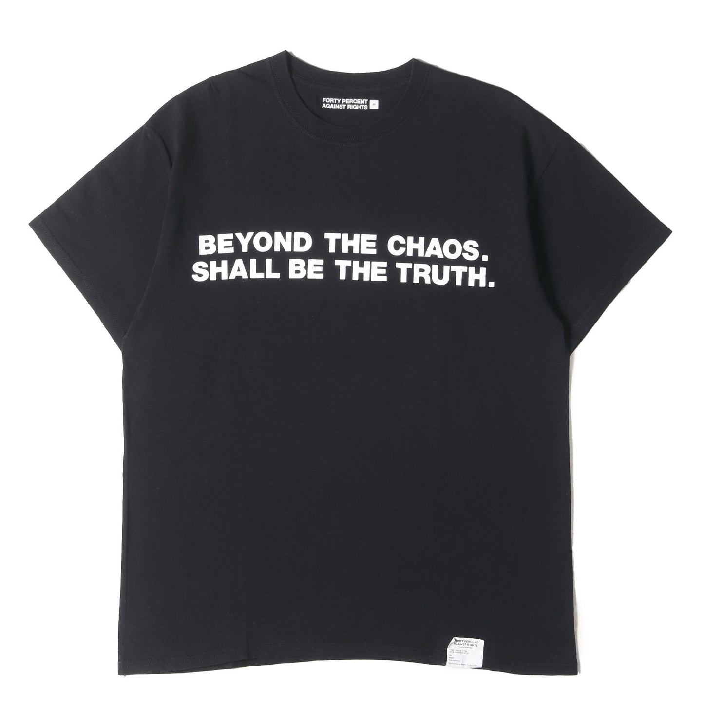20AW The truth is out there展開催記念 メッセージロゴ Tシャツ(BEYOND THE CHAOS / TEE)