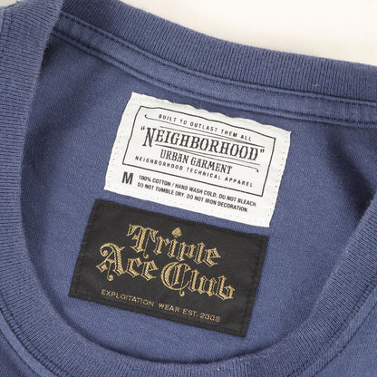 ×TRIPLE ACE CLUB クロスグラフィック プリントTシャツ