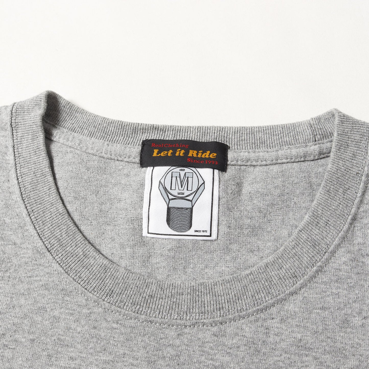 ×LET IT RIDE スターパッチ ポケット Tシャツ