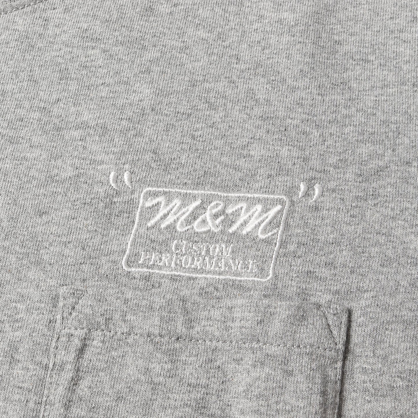 ×LET IT RIDE スターパッチ ポケット Tシャツ