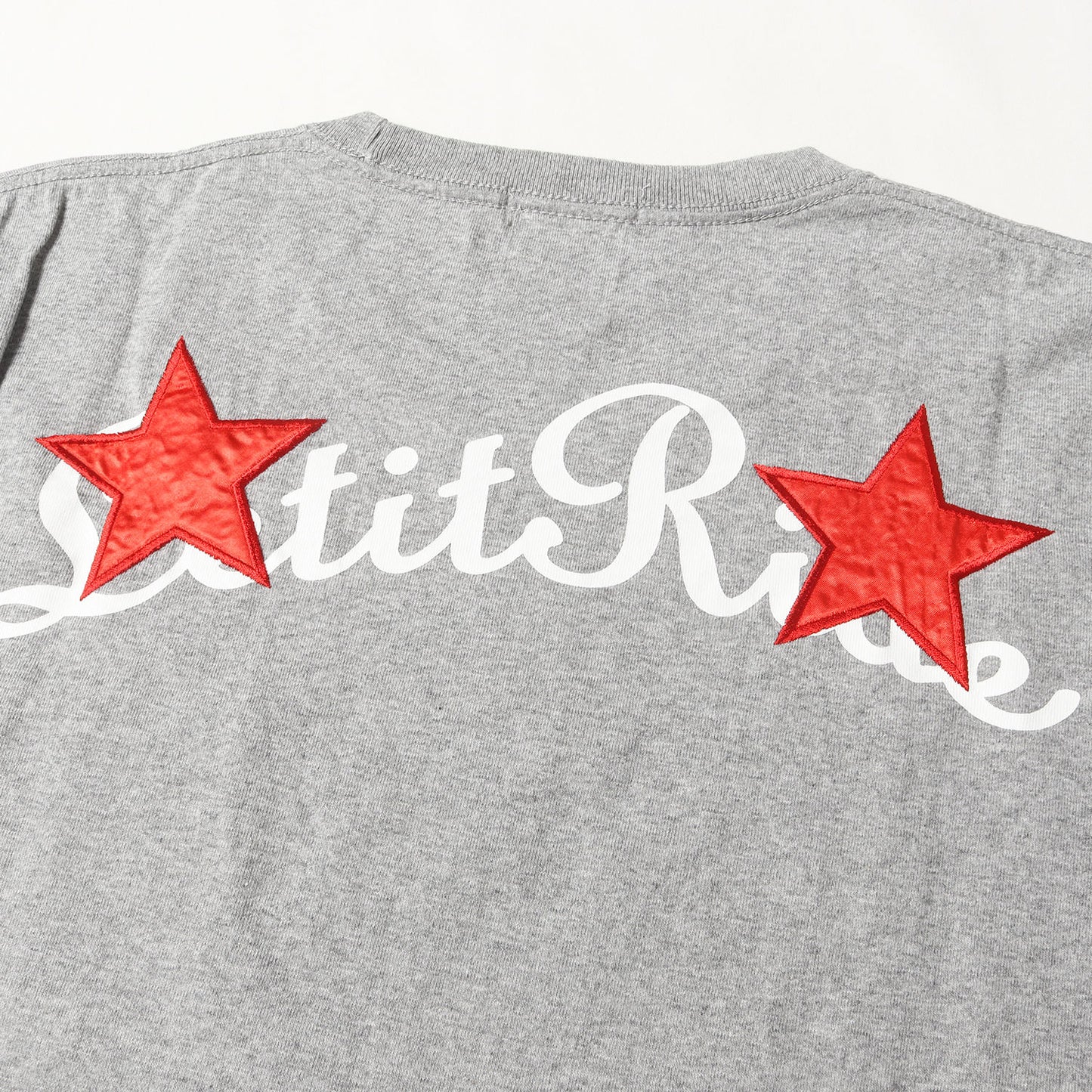 ×LET IT RIDE スターパッチ ポケット Tシャツ