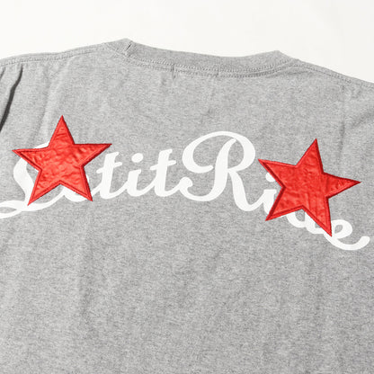 ×LET IT RIDE スターパッチ ポケット Tシャツ