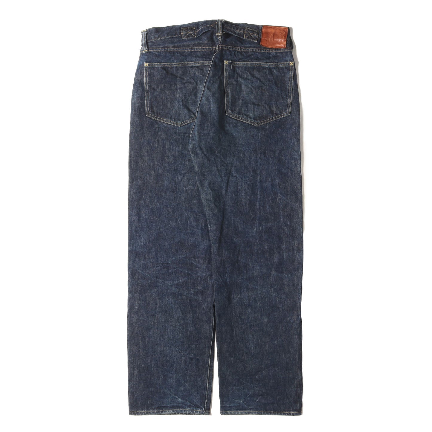 シンチバック付き セルビッチ デニムパンツ