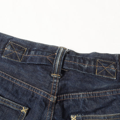 シンチバック付き セルビッチ デニムパンツ