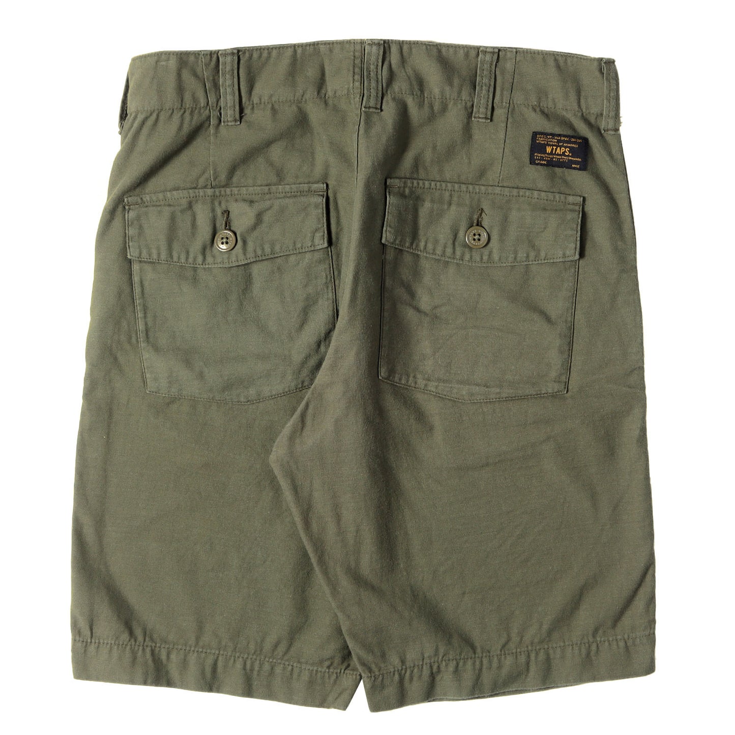 バックサテン ミリタリー ショーツ(BUDS SHORTS)
