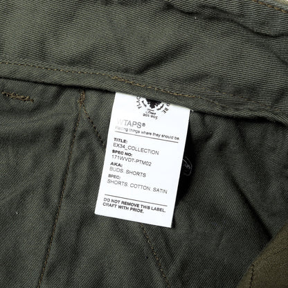 バックサテン ミリタリー ショーツ(BUDS SHORTS)