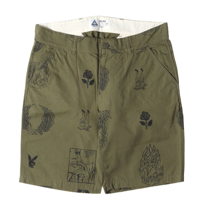 マルチグラフィック リップストップ ショーツ(FIRE LADY SHORTS)