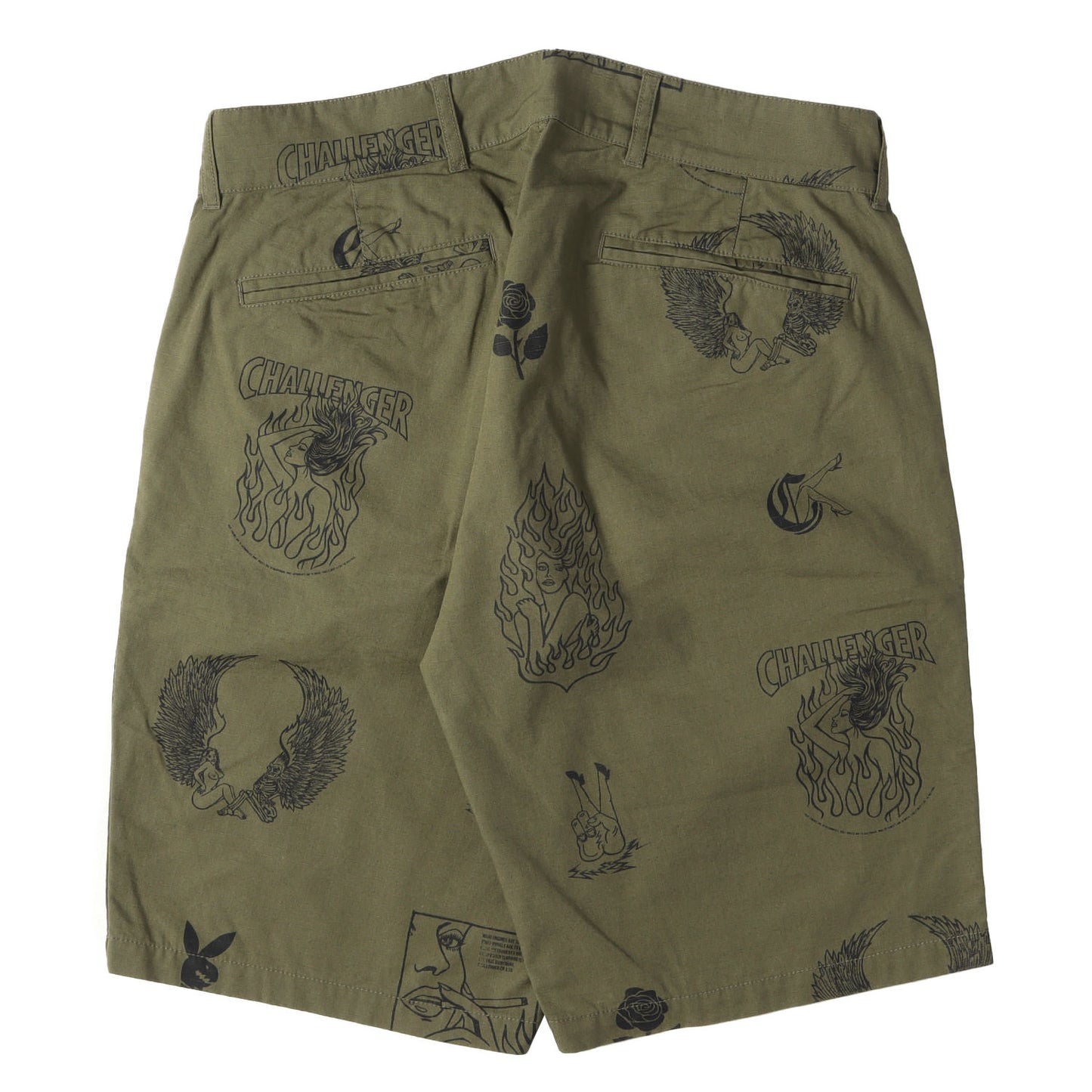 マルチグラフィック リップストップ ショーツ(FIRE LADY SHORTS)
