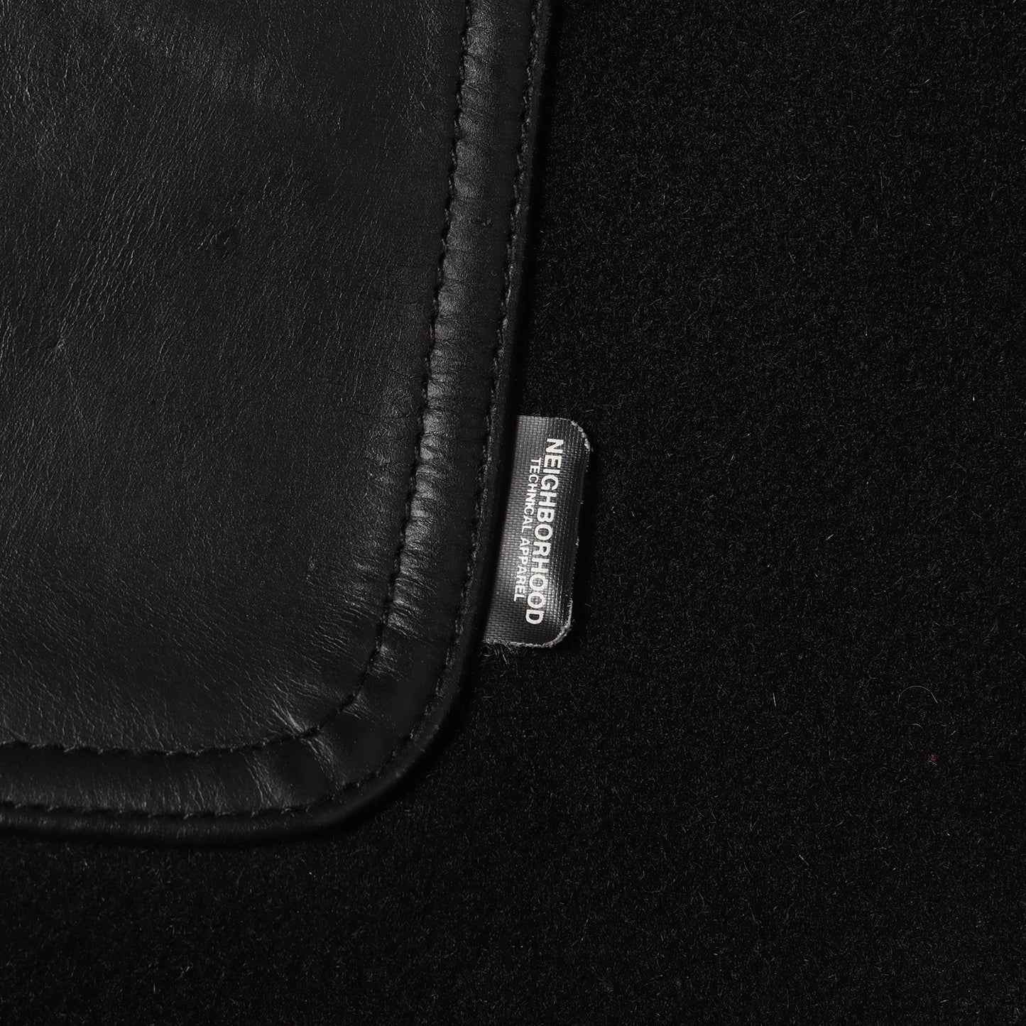 00s レザーコンビ メルトンウール ポリスマンジャケット(PIGS / WN-JKT)