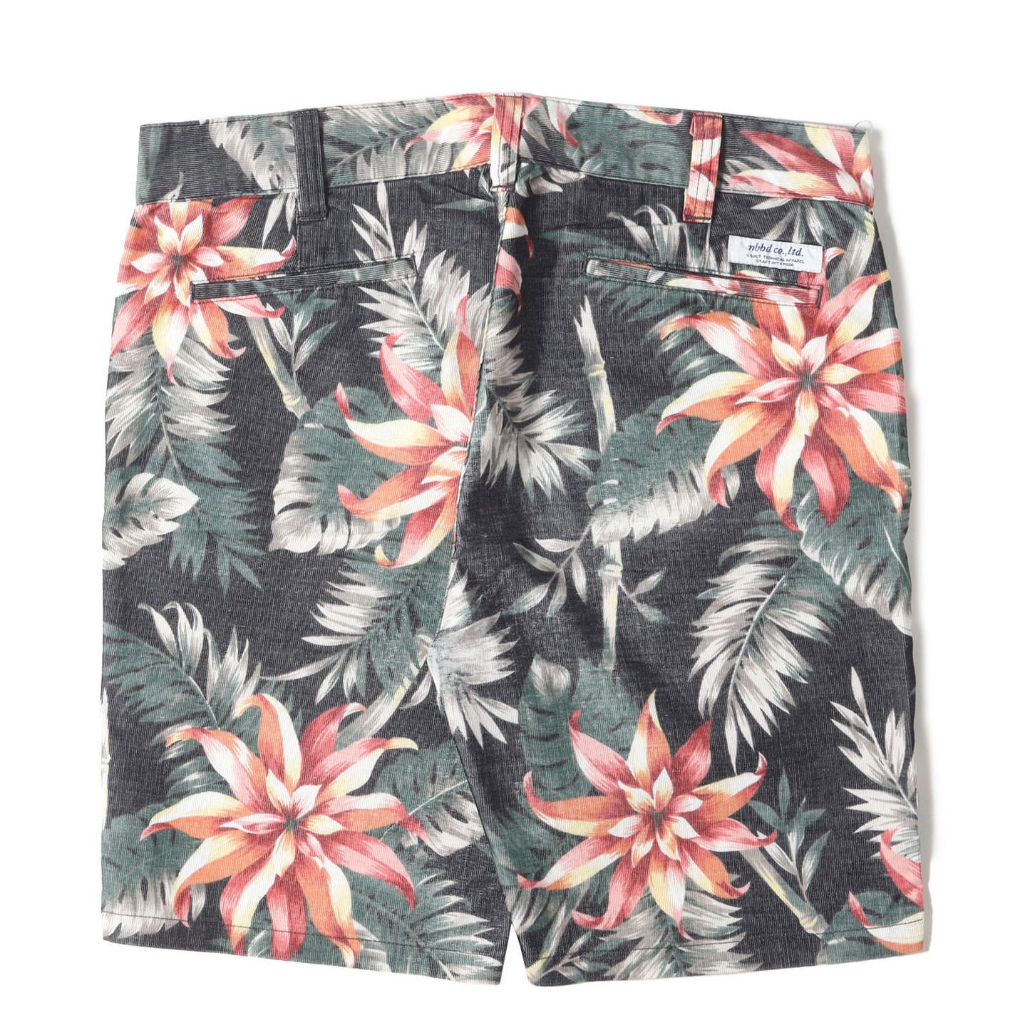 フラワー柄 サマーコーデュロイ ブッシュショーツ(ALOHA-C / CE-ST)
