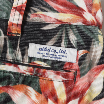 フラワー柄 サマーコーデュロイ ブッシュショーツ(ALOHA-C / CE-ST)