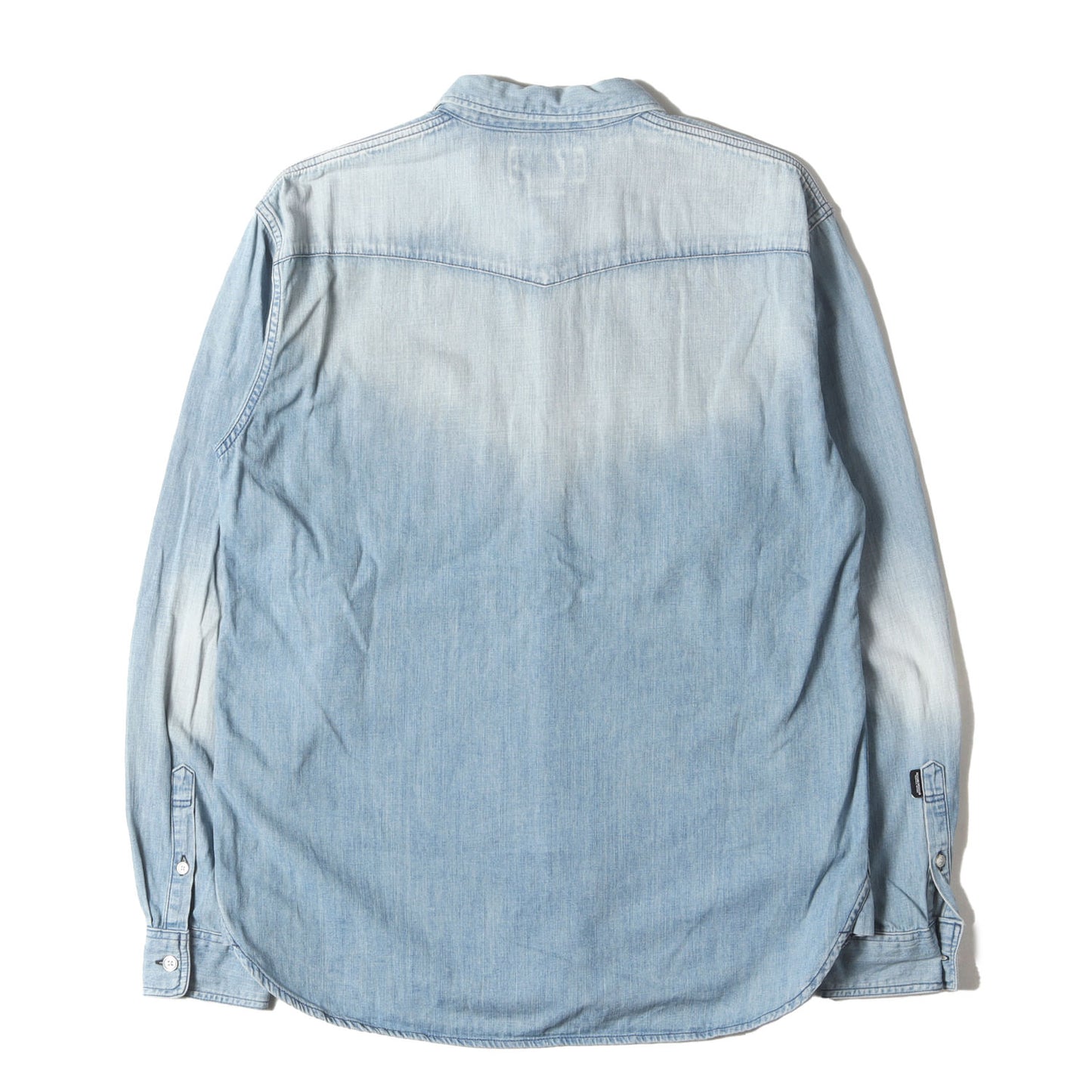 ヴィンテージ加工 コンチョボタン デニム ウエスタンシャツ(HIGHLINER / C-SHIRT. LS)