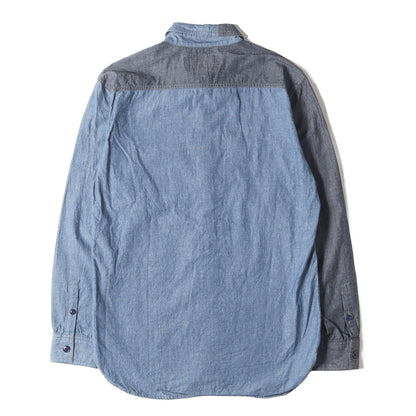 2トーン シャンブレー ワークシャツ(TWO TONE / C-SHIRT. LS)