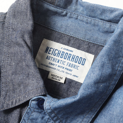 2トーン シャンブレー ワークシャツ(TWO TONE / C-SHIRT. LS)