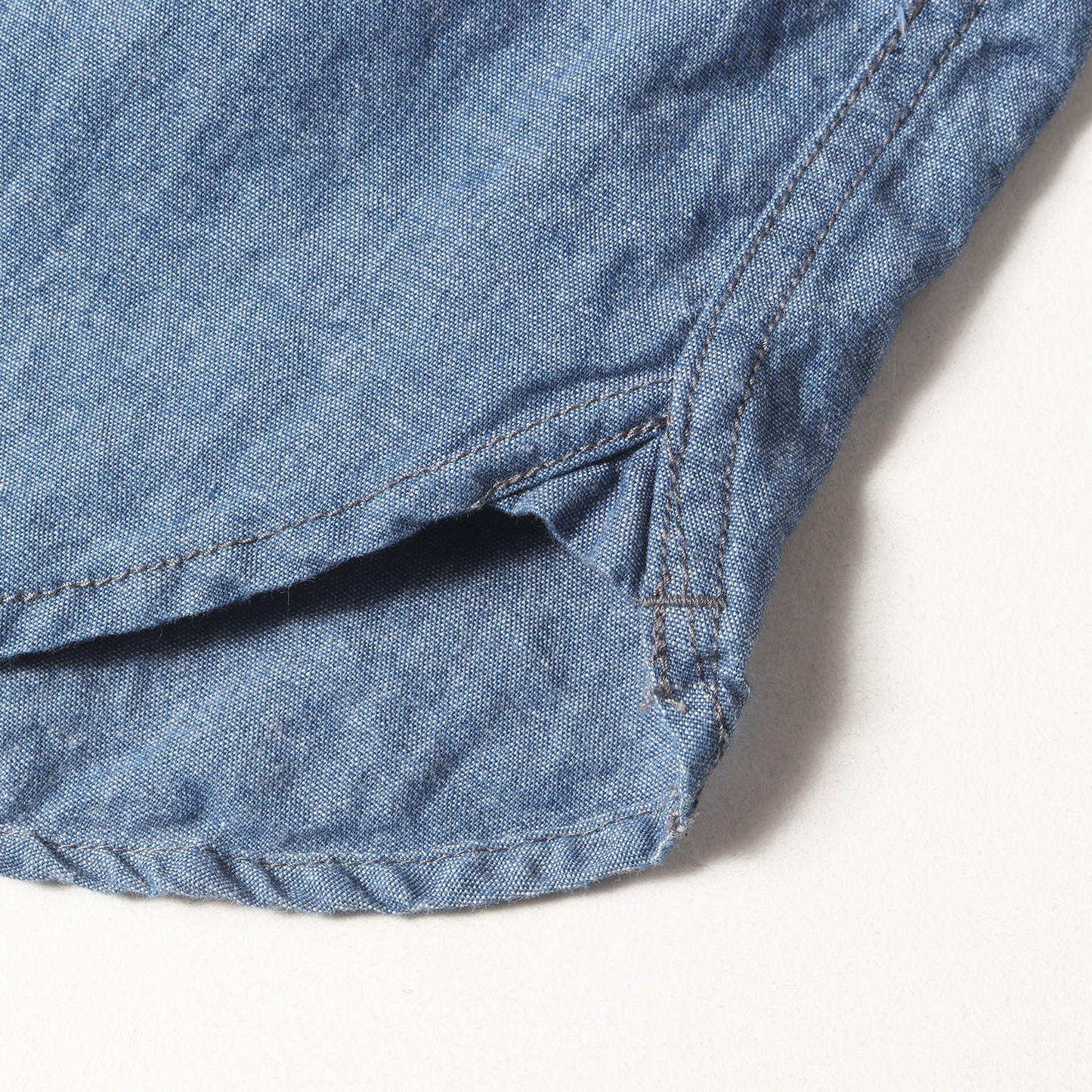 2トーン シャンブレー ワークシャツ(TWO TONE / C-SHIRT. LS)