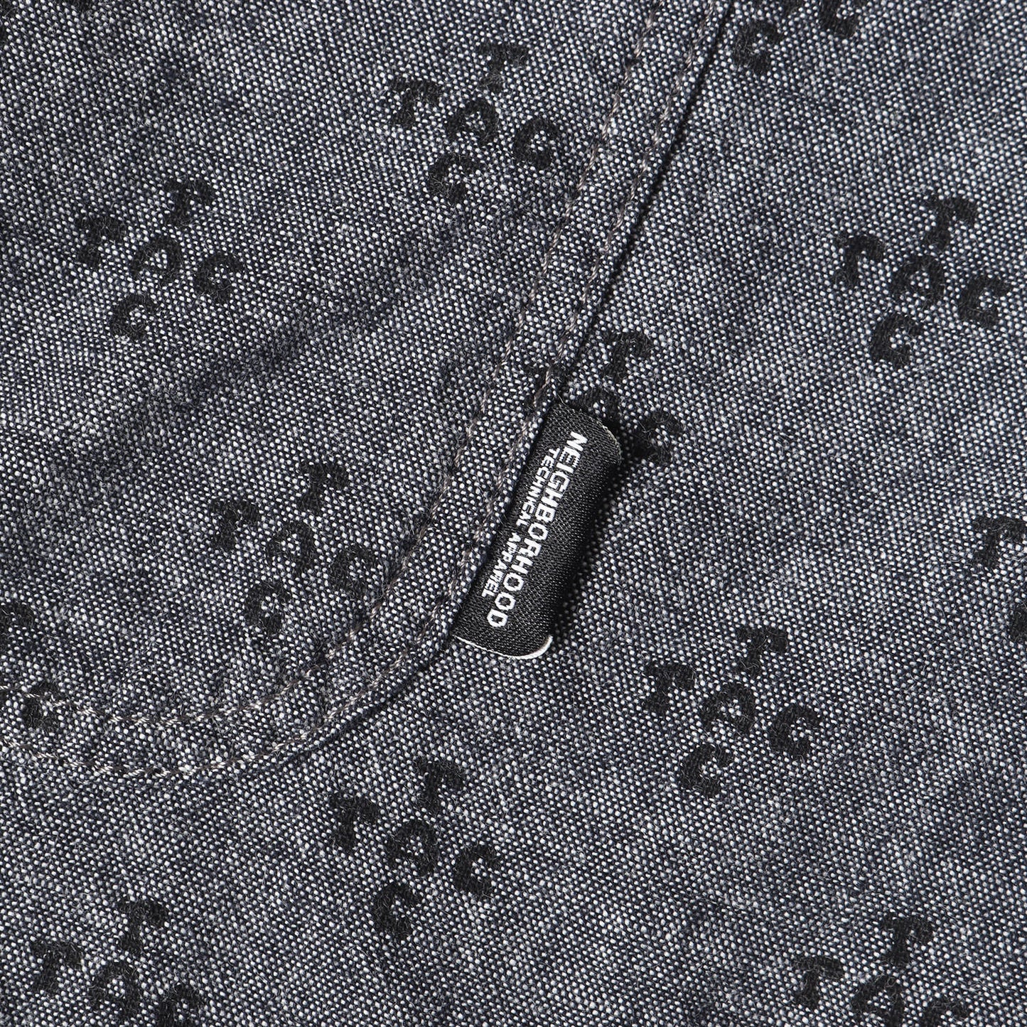 ×TRIPLE ACE CLUB ロゴ総柄 シャンブレーシャツ(NHTA CHANBRAY / C-SHIRT. LS)