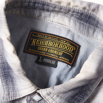 オンブレチェック ダブルガーゼ ウエスタンシャツ(RAWHIDE / C-SHIRT. LS)