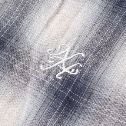 オンブレチェック ダブルガーゼ ウエスタンシャツ(RAWHIDE / C-SHIRT. LS)