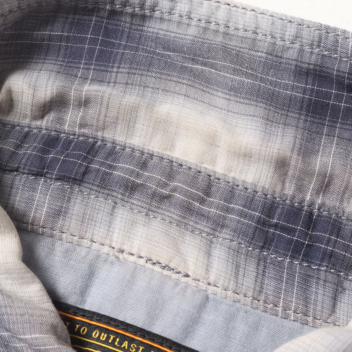 オンブレチェック ダブルガーゼ ウエスタンシャツ(RAWHIDE / C-SHIRT. LS)