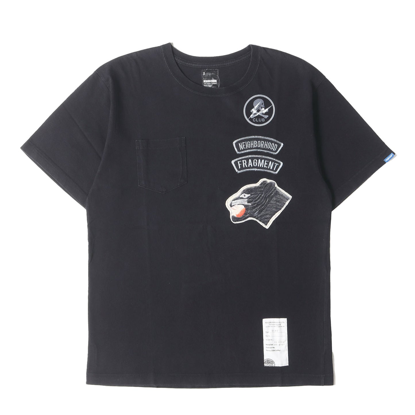 ×fragment design 転写プリント ポケット Tシャツ