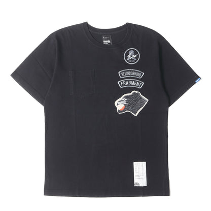 ×fragment design 転写プリント ポケット Tシャツ