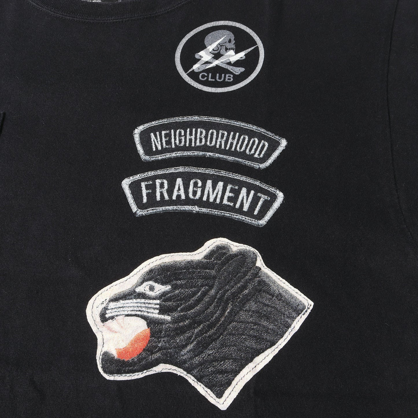 ×fragment design 転写プリント ポケット Tシャツ