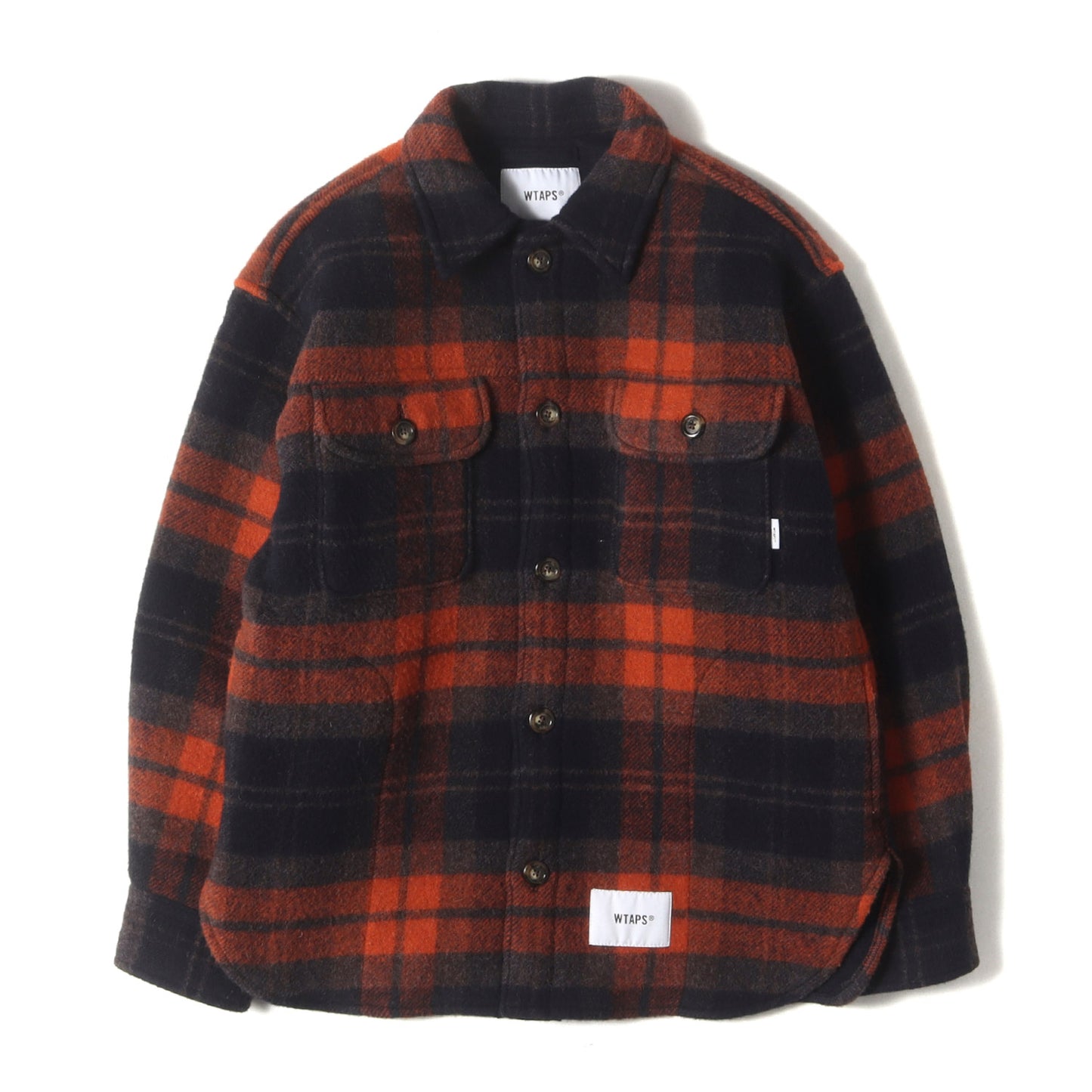 24AW モッサウール チェック シャツジャケット(WCPO 02 / JACKET / WOPL. MOSSER. TEXTILE)