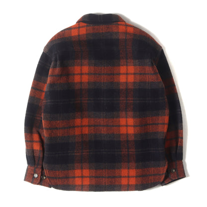 24AW モッサウール チェック シャツジャケット(WCPO 02 / JACKET / WOPL. MOSSER. TEXTILE)