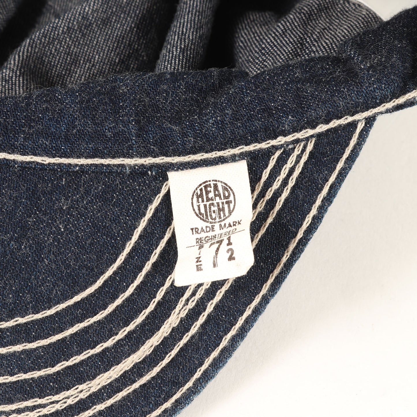 HEAD LIGHT実名復刻 デニム ワークキャップ (10oz.DENIM WORK CAP)