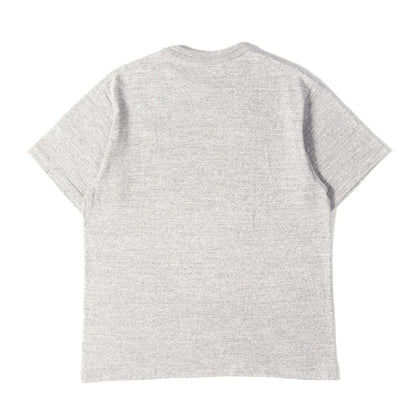 フロッキープリント クルーネック Tシャツ