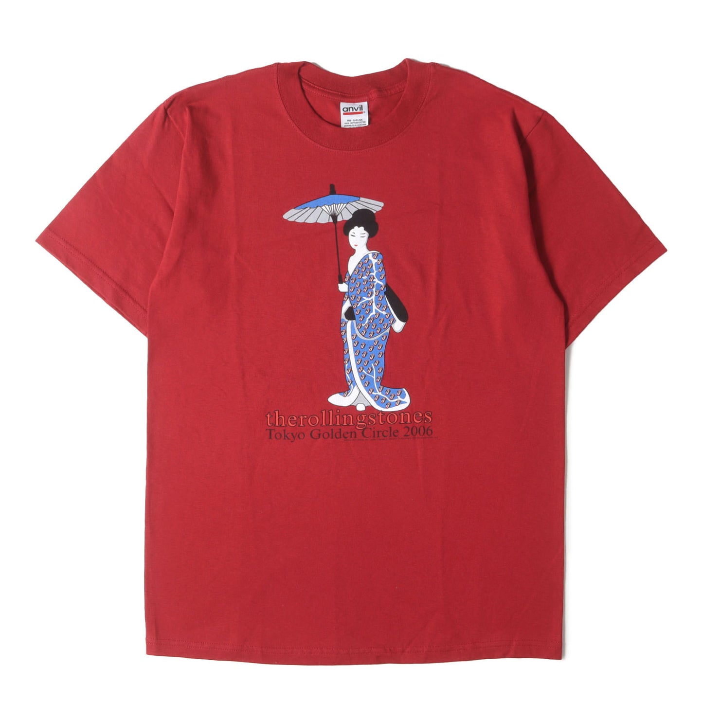 00s The Rolling Stones Tokyo Golden Circle 2006 芸者 Tシャツ(anvilボディ)