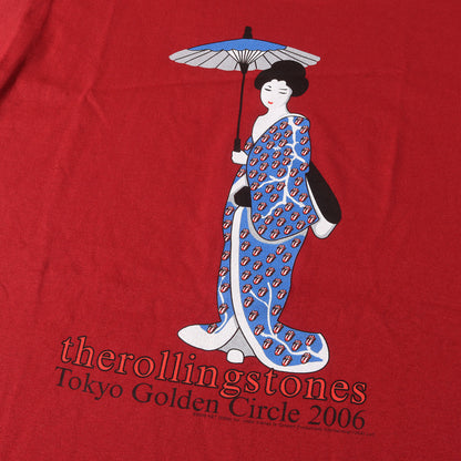 00s The Rolling Stones Tokyo Golden Circle 2006 芸者 Tシャツ(anvilボディ)