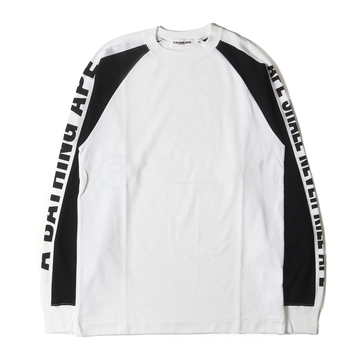 袖ロゴ ラグラン ロングスリーブ Tシャツ