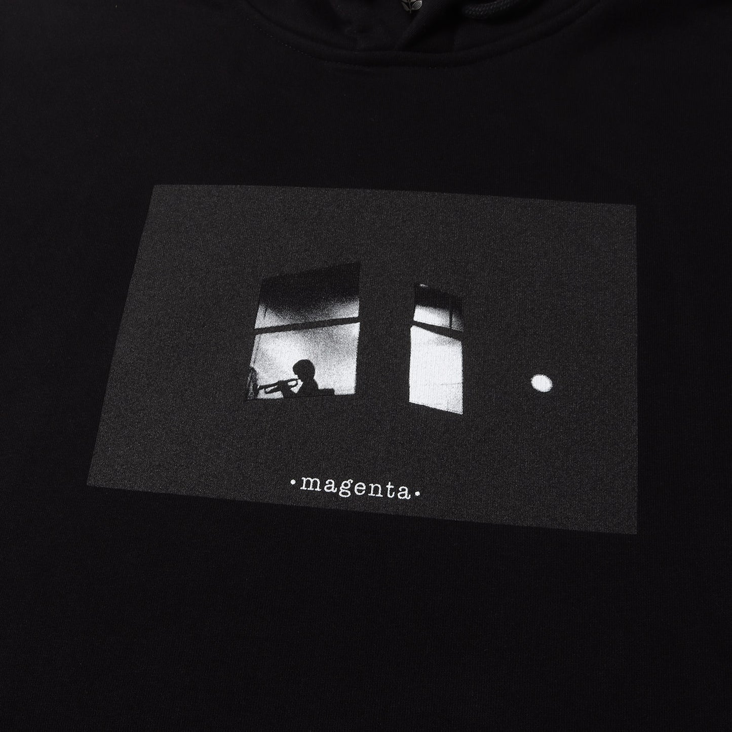 グラフィックプリント スウェットパーカー(Window Hoodie)