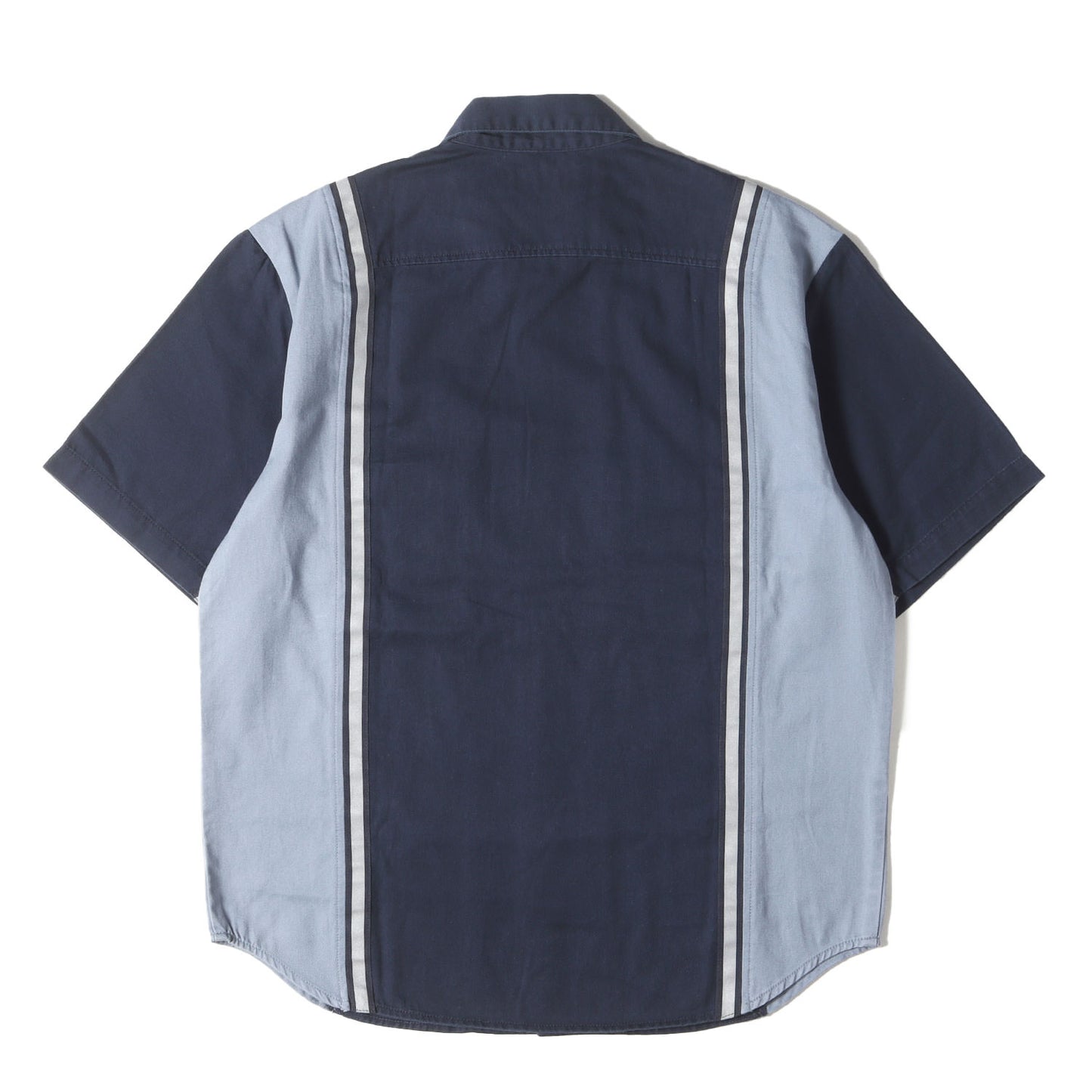 25SS リフレクターライン ワーク 半袖シャツ(Reflective Stripe S/S Work Shirt)