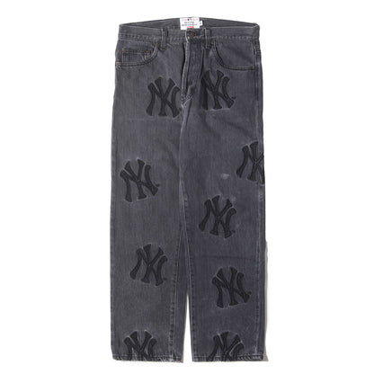 21AW ×New York Yankees ユーズド加工 デニムパンツ(Regular Jean)