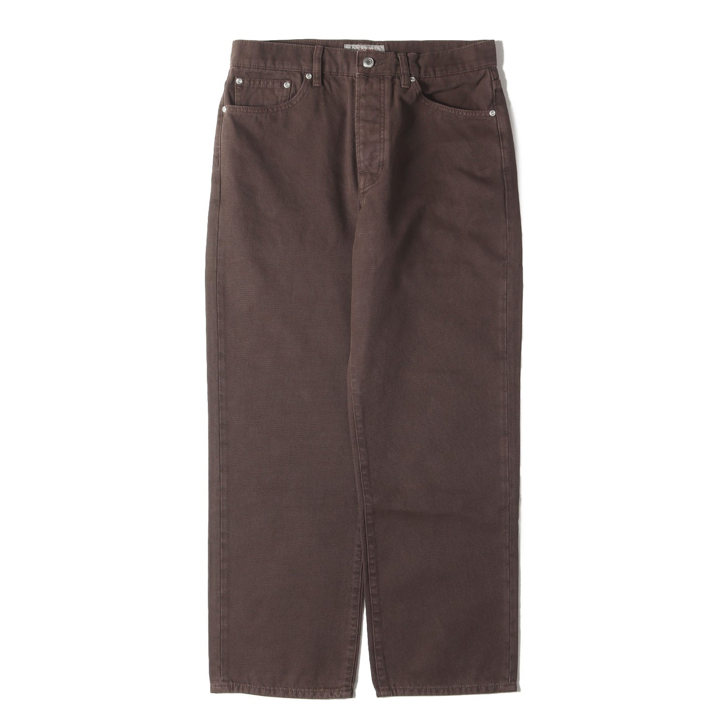 24SS ウォッシュ加工 キャンバス 5ポケット パンツ(CLASSIC JEANS WASHED CANVAS)