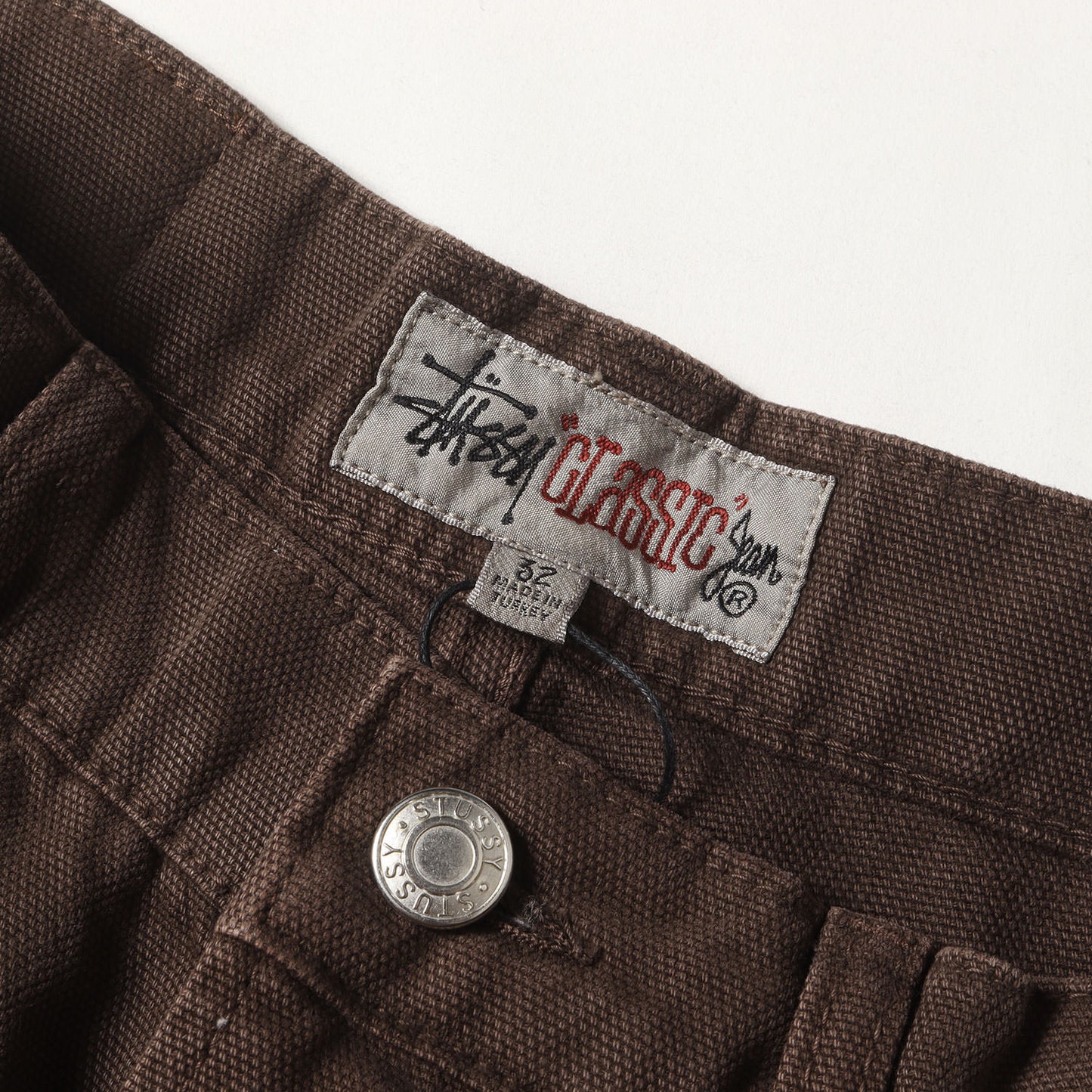 24SS ウォッシュ加工 キャンバス 5ポケット パンツ(CLASSIC JEANS WASHED CANVAS)